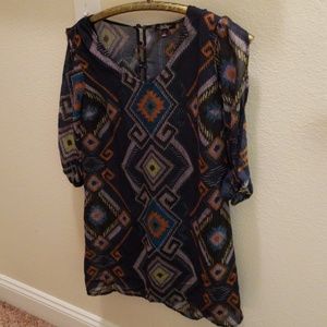 Aztec tunic dress